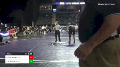 285 lbs Consolation - Joey Slackman, Penn vs Ben Sullivan, Army West Point