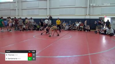 108 lbs Pools - Bryce Thomas, Phoenix W.C. - Blue vs Dakota Santamaria, Grease Monkeys