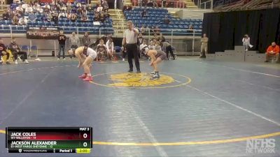 126 lbs Placement Matches (8 Team) - Jackson Alexander, E1-West Fargo Sheyenne vs Jack Coles, W1-Williston