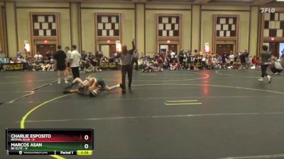 108 lbs Quarterfinals (8 Team) - Marcos Asan, BK ELITE vs Charlie Esposito, Revival Blue