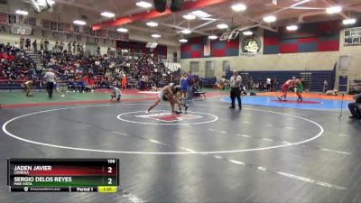 106 lbs Quarterfinal - Sergio Delos Reyes, Mar Vista vs Jaden Javier, Cienega