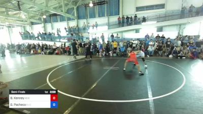 137 kg Semifinal - Brock Kenney, Reign vs Gabriel Pacheco, El Centro Wolfpack