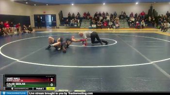 144 lbs 2nd Wrestleback (8 Team) - JAKE HALL, North Oconee vs Caleb Sedlak, Troup