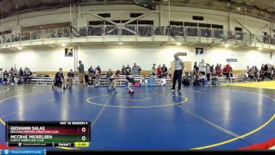 63 lbs Cons. Round 3 - Mccrae Mickelsen, Castle Wrestling Club vs Giovanni Salas, Bulldog Premier Wrestling Club