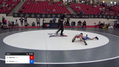 28 kg Cons 4 - Colten Becker, Black Fox Wrestling Academy vs Cipriano Duran, Bear Cave Wrestling Club