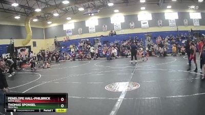 105/108 Round 1 - Penelope Hall-Philbrick, White Knoll vs Thomas Sponsel, Tech Fall