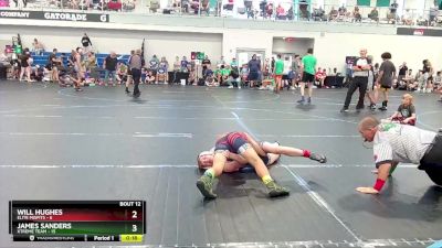 88 lbs Finals (8 Team) - James Sanders, Xtreme Team vs Will Hughes, Elite Misfits