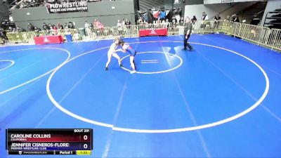 117 lbs Quarterfinal - Caroline Collins, California vs Jennifer Cisneros-Flores, Premier Wrestling Club