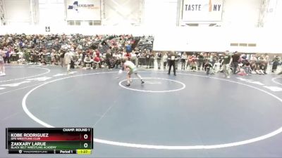 101 lbs Champ. Round 1 - Zakkary LaRue, Black Belt Wrestling Academy vs Kobe Rodriguez, GPS Wrestling Club