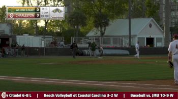 Replay: William & Mary vs Charleston | Apr 15 @ 6 PM