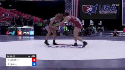 152 lbs Cons 8 #2 - Vida Beckel, Animal House Wrestling vs Azana King, All American Wrestling Club