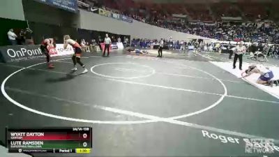 2A/1A-138 Quarterfinal - Wyatt Dayton, Santiam vs Lute Ramsden, Enterprise/Wallowa