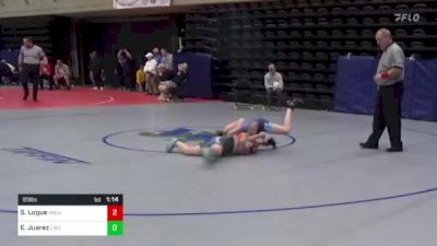 95 lbs Semifinal - Shannon Logue, Malvern, PA vs Elliana Juarez, Lincoln University, DE