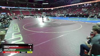 D3-175 lbs Cons. Round 1 - Owen Morgan, Cedar Grove-Belgium vs Treston Eckstein, Markesan