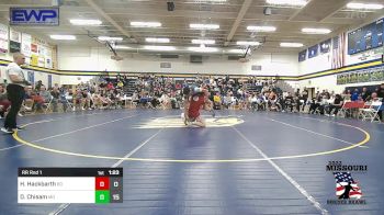 19-135 lbs Rr Rnd 1 - Hudson Hackbarth, BB Border vs Dillan Chisam, BB Missouri