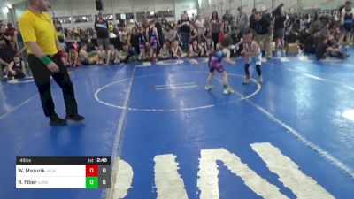 45 lbs Pools - Wyatt Mazurik, Jacket W.C. vs Reece Fiber, Lunatics