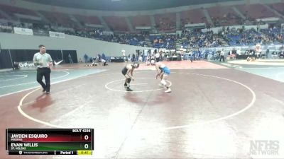 4A-120 lbs Cons. Round 2 - Jayden Esquiro, Madras vs Evan Willis, St. Helens