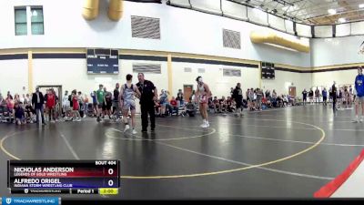 126 lbs Champ. Round 1 - Nicholas Anderson, Legends Of Gold Wrestling vs Alfredo Origel, Indiana Storm Wrestling Club