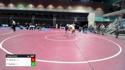 197 lbs Consi Of 8 #2 - Marco Retano, Eastern Oregon University vs Tyce Raddon, Wyoming