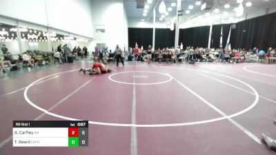 114 lbs Rr Rnd 1 - Austin Carfley, Bishop McCort vs Thunder Beard, Central Dauphin