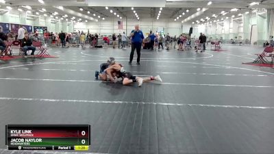 80 lbs Cons. Semi - Jacob Naylor, Headhunters vs Kyle Link, SMWC Wolfpack