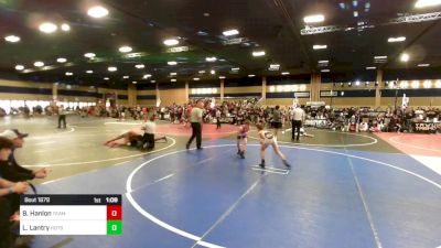 90 lbs Semifinal - Bronx Hanlon, Team Hanlon vs Landon Lantry, Hotshots