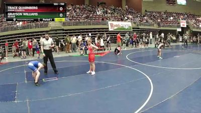 110 lbs Cons. Round 3 - Grayson Williams, Beaver vs Trace Quarnberg, Kanab Cowboys