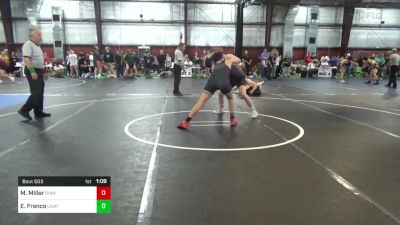 171 lbs Semifinal - Matt Miller, Rhino Hillsborough vs Eduardo Franco, Unattached