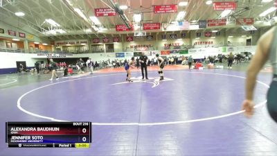 130 lbs Champ. Round 2 - Alexandra Baudhuin, Iowa vs Jennifer Soto, McKendree University