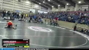 83 lbs Semis & Wb (16 Team) - Jaxten Bowler, Utah Gold vs Cooper Mathews, Washington Warriors