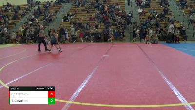 80 lbs Round 3 - Jackson Thorn, STMA vs Tyson DeWall, Ironhawk Wrestling Academy