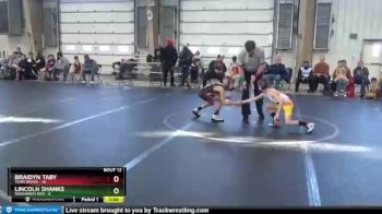 68 lbs Round 3 (8 Team) - Braidyn Taby, Team Smash vs Lincoln Shanks, Warhawks Red