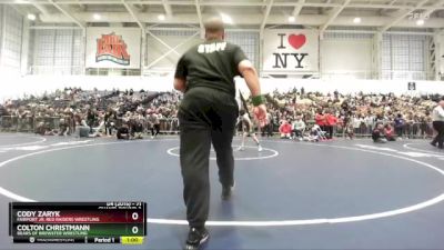 71 lbs Champ. Round 2 - Cody Zaryk, Fairport Jr. Red Raiders Wrestling vs Colton Christmann, Bears Of Brewster Wrestling