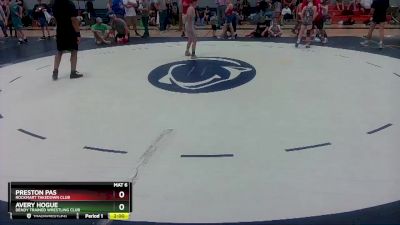 92 lbs Semifinal - Preston Pas, Rockmart Takedown Club vs Avery Hogue, Dendy Trained Wrestling Club