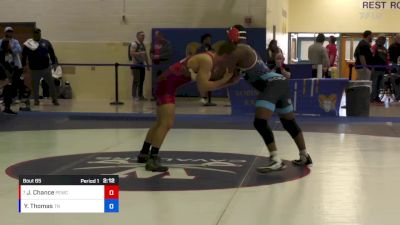 74 lbs Champ. Round 3 - James Chance, Patriot Elite Wrestling Club vs Yahya Thomas, TMWC/ NJRTC