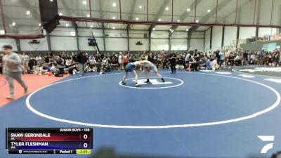 138 lbs Champ. Round 1 - Shaw Gerondale, AK vs Tyler Fleshman, WA