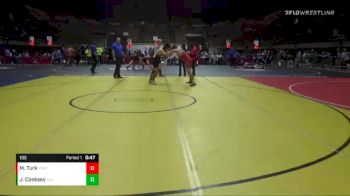 195 lbs Cons. Round 1 - Michael Turk, Windsor Wrestling Club vs Joe Cooksey, California