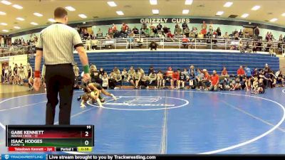 95 lbs Placement (4 Team) - Isaac Hodges, Floyd vs Gabe Kennett, Indiana Creek