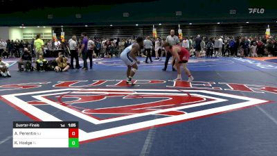 165 lbs Quarterfinal - Alessio Perentin, NJ vs Kendrick Hodge, FL