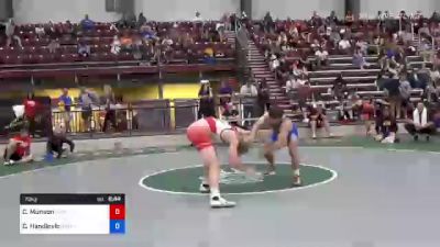 70 kg Round Of 32 - Corbyn Munson, Chippewa Wrestling Club vs Cole Handlovic, Spartan Combat RTC