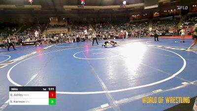 88 lbs Round Of 32 - Brody Ashley, Michigan West vs Sully Karmon, St. Paris Graham