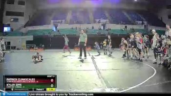 40 lbs Round 3 (3 Team) - Patrick Clinkscales, Team Bear Wrestling Club Navy vs Kyler Sims, Cane Bay Cobras