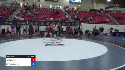 86 kg Cons 8 #1 - Kasey Ross, Iowa vs Dominic Thebeau, Nebraska Wrestling Training Center