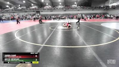 175 lbs Semifinal - Jaden Camp, Nixa Youth Wrestling-AAA  vs Bryce Newham, Columbia Wrestling Club-AAA