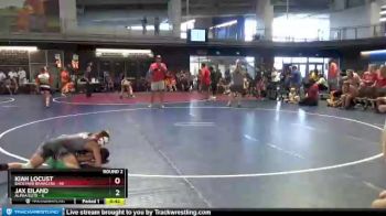 90 lbs Round 2 (10 Team) - Kiah Locust, Backyard Brawlers vs Jax Eiland, Alpha Elite