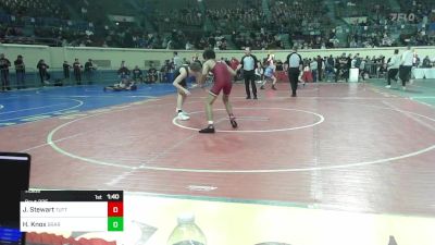 113 lbs Quarterfinal - Jackson Stewart, Tuttle vs Hunter Knox, Broken Arrow