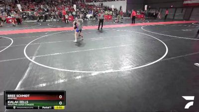 77 lbs Semifinal - Kialah Eells, Wautoma Super Stingers vs Bree Schmidt, Aviators