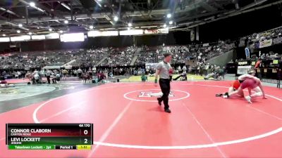 4A 170 lbs Quarterfinal - Levi Lockett, Jerome vs Connor Claborn, Canyon Ridge