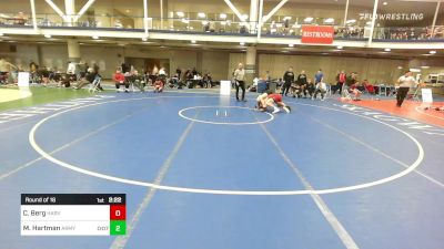 157 lbs Round Of 16 - Cael Berg, Harvard vs Markus Hartman, Army-West Point