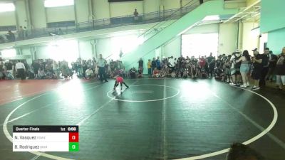 50 lbs Quarterfinal - Nathaniel Vasquez, Powerline WC vs Braxton Rodriguez, Grindhouse